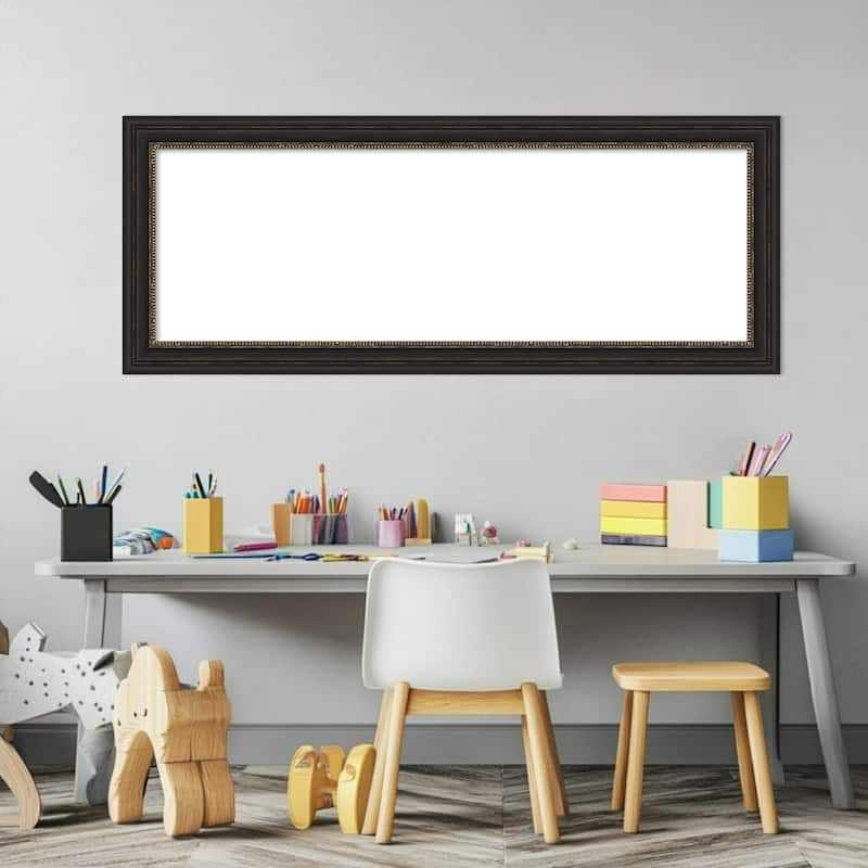 Amanti Art Accent Bronze Narrow Framed Dry Erase Magnetic Board