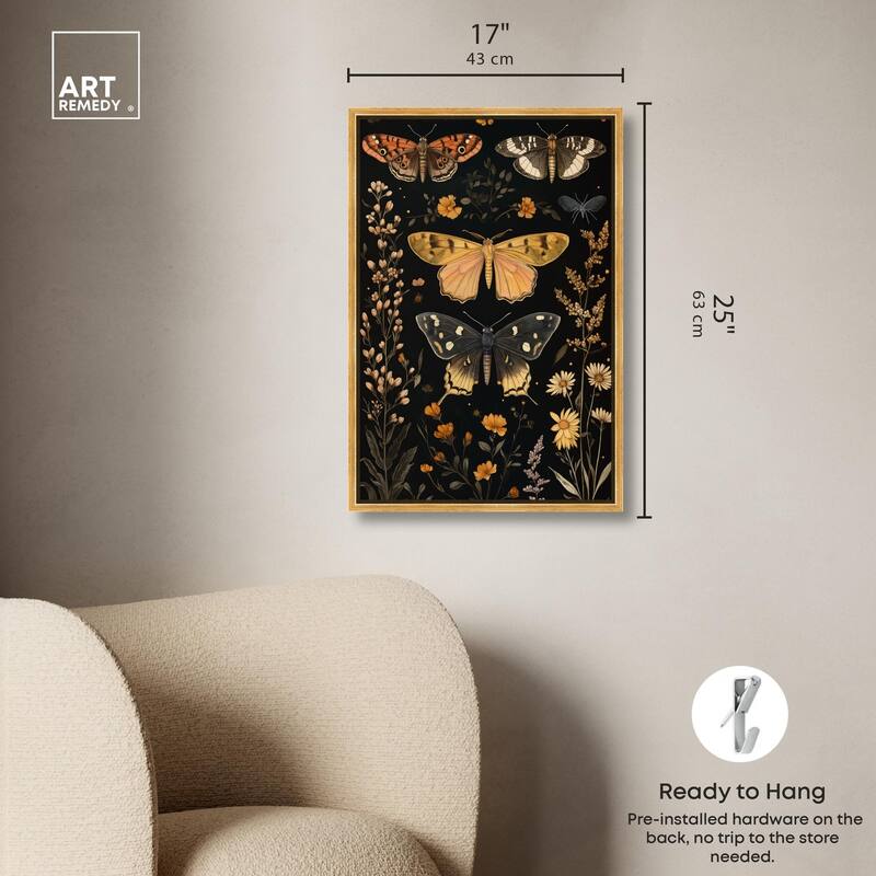 Winged Visitors II Canvas by Art Remedy