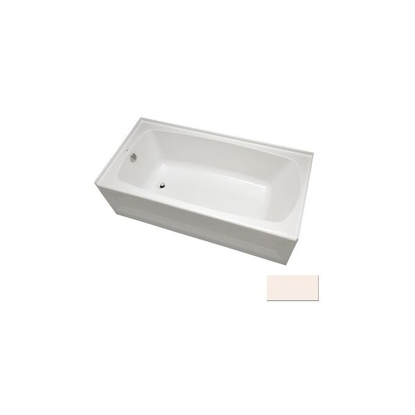 Mirabelle MIRBDS6030L Bradenton 60" x 30" Three-Wall Alcove Soaking Tub with Left Hand Drain - White