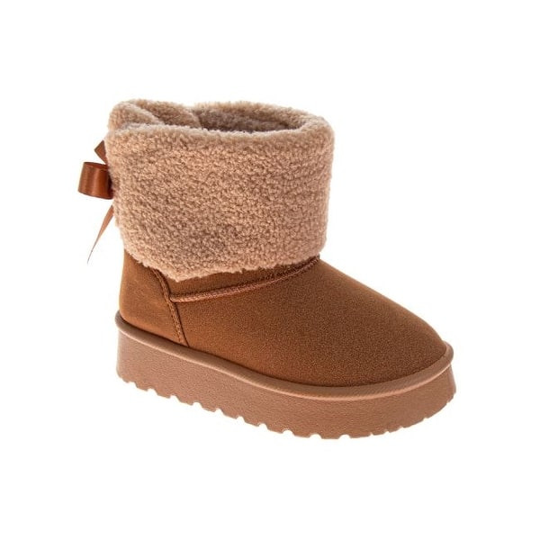 slide 1 of 1, Avalanche Infant Cozy Boots Chestnut - 3