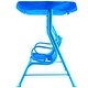preview thumbnail 4 of 8, Costway Kids Patio Swing Chair Children Porch Bench Canopy 2 Person