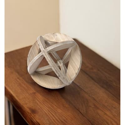 HomeRoots 7" Brown Metal Tabletop Sculpture
