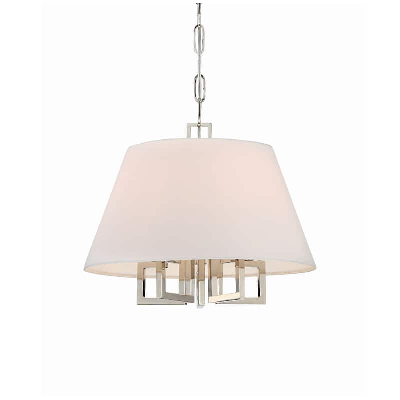 Crystorama Lighting Group Westwood 5 Light 16" Wide Mini Chandelier - Polished Nickel