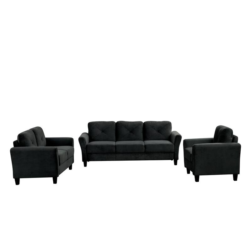 Roomfitters Comfortable Modern Sectional Sofa Couch Set 1+2+3 for Living Room, Bedroom or Office