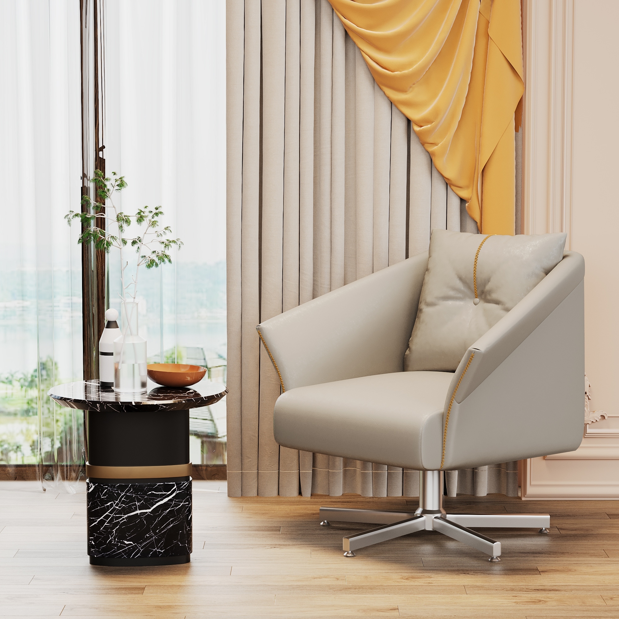 Accent Chair Swivel Accent Chairs for Living Room Upholstered