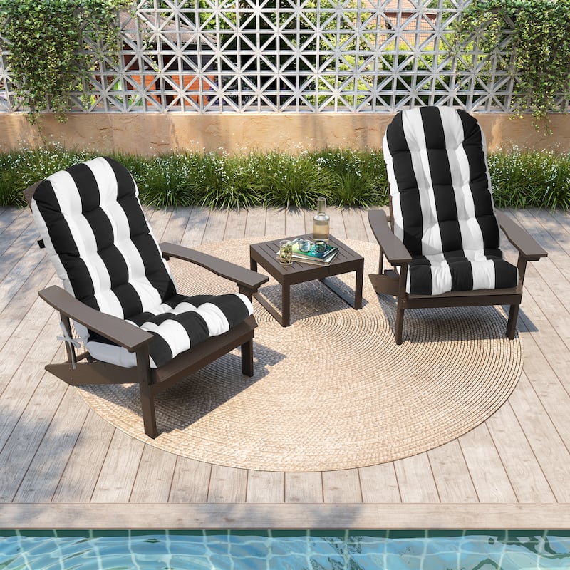 Outdoor Adirondack Chair Cushion Rocking Chair Cushions Thickened Patio Chair Pad with Sunbrella