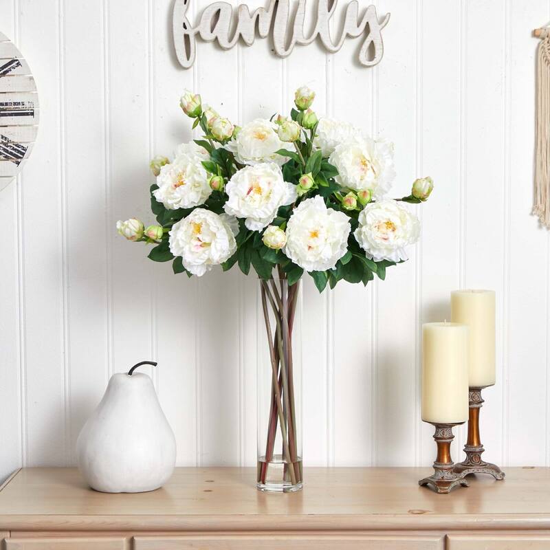 Silk Flower Arrangement with Vase - Southwestern Decor - Home Accent - Decorative Flowers - Table Centerpiece - 32