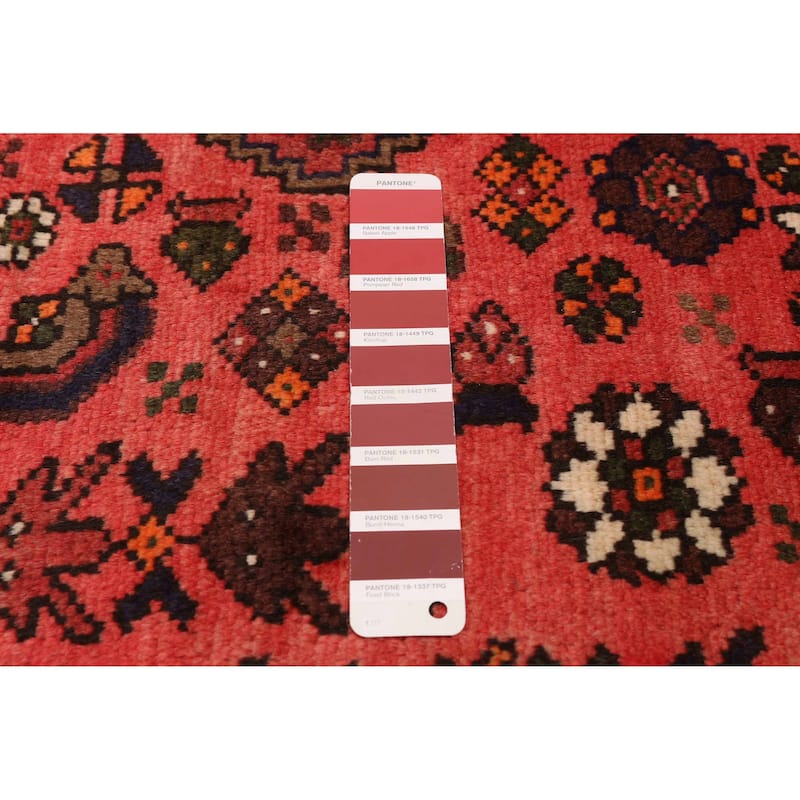 ECARPETGALLERY Hand-knotted Andelz Red Wool Rug - 3'7 x 5'11