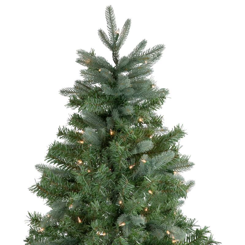 6.5' Slim Granville Fraser Fir Artificial Christmas Tree, Clear Lights - 6.5 Foot