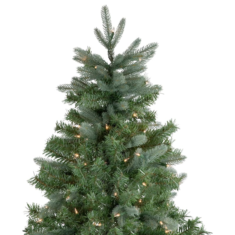 7.5' Granville Fraser Fir Slim Artificial Christmas Tree, Clear Lights - 7.5 Foot