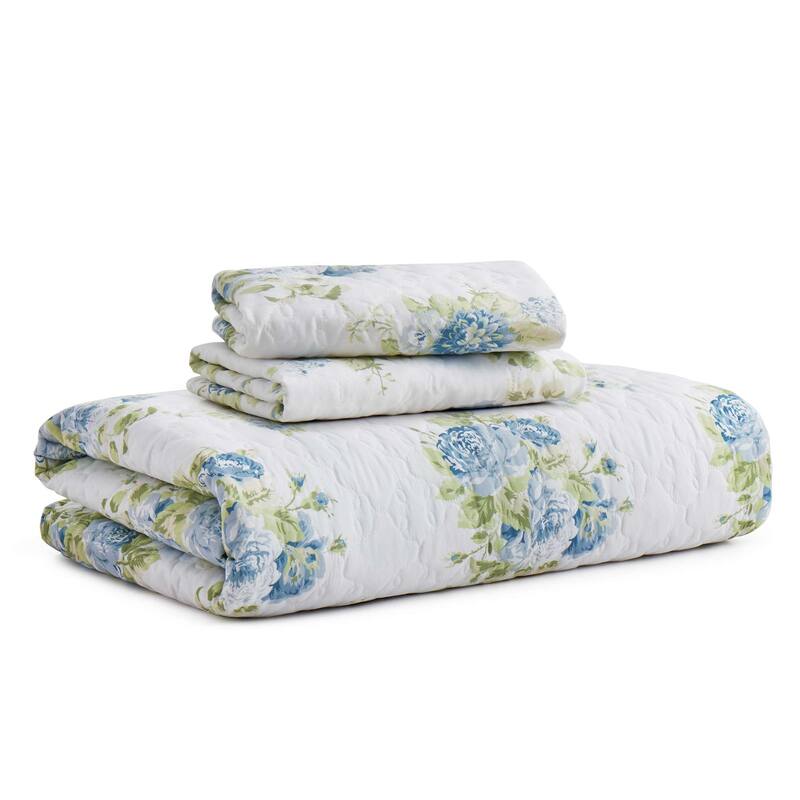 3-Piece Reversible Ultra Lighweight Coverlet Premium Microfiber Bedspread Quilt Set