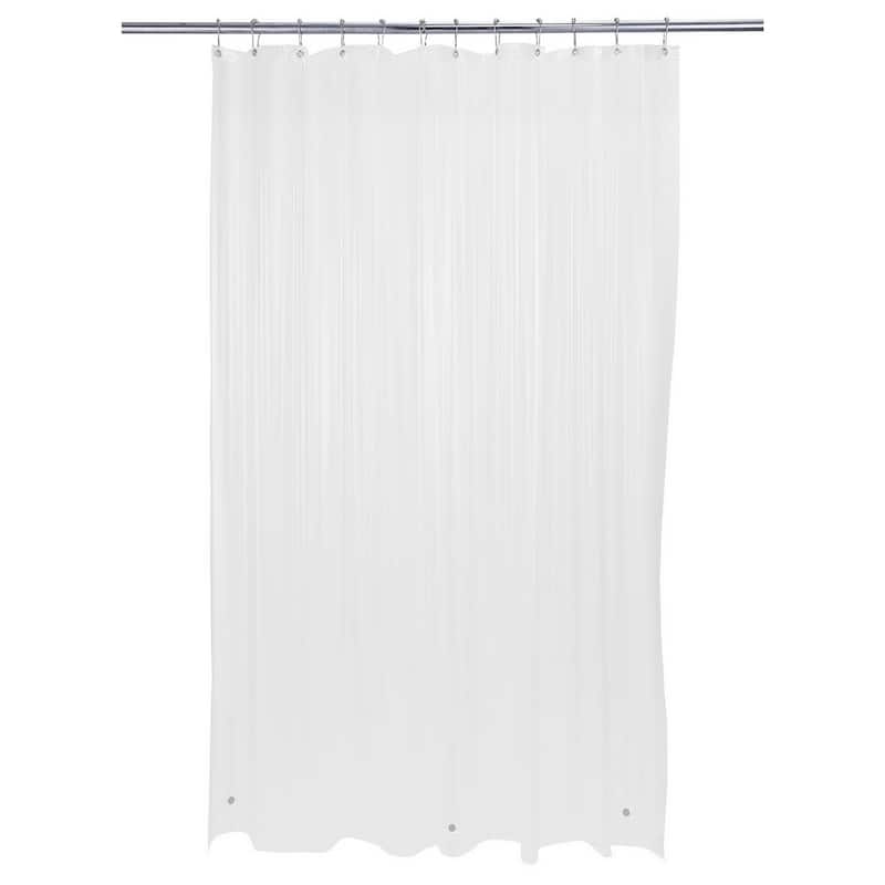 Bath Bliss Heavy Grommet White Shower Liner