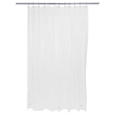 Bath Bliss Heavy Grommet White Shower Liner