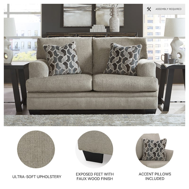 Signature Design by Ashley Stonemeade Loveseat - 67"W x 41"D x 39"H