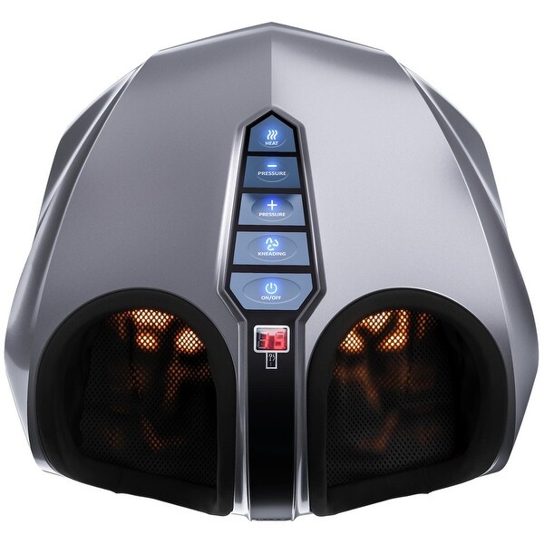 Miko Shiatsu Foot Massager Kneading/Rolling With Switchable Heat and Pressure Settings - 2 Remotes Included