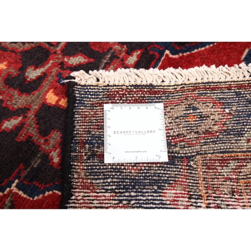 ECARPETGALLERY Hand-knotted Anatolian Vintage Red Wool Rug - 4'1 x 6'4