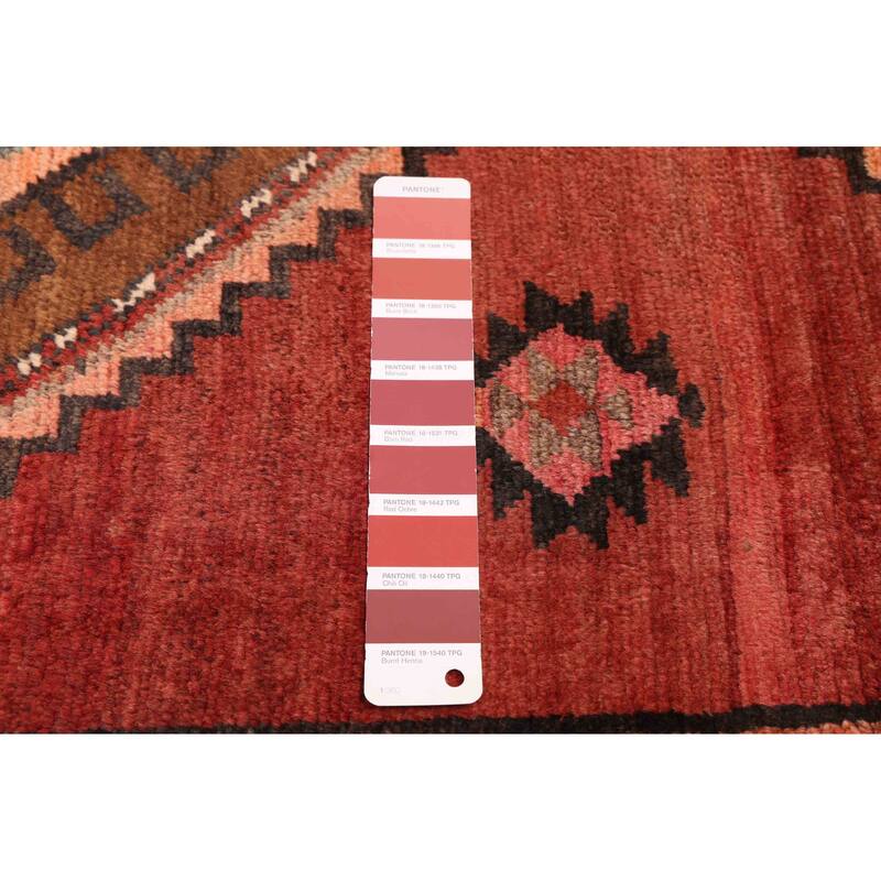 ECARPETGALLERY Hand-knotted Konya Anatolian Dark Copper Wool Rug - 3'8 x 9'3