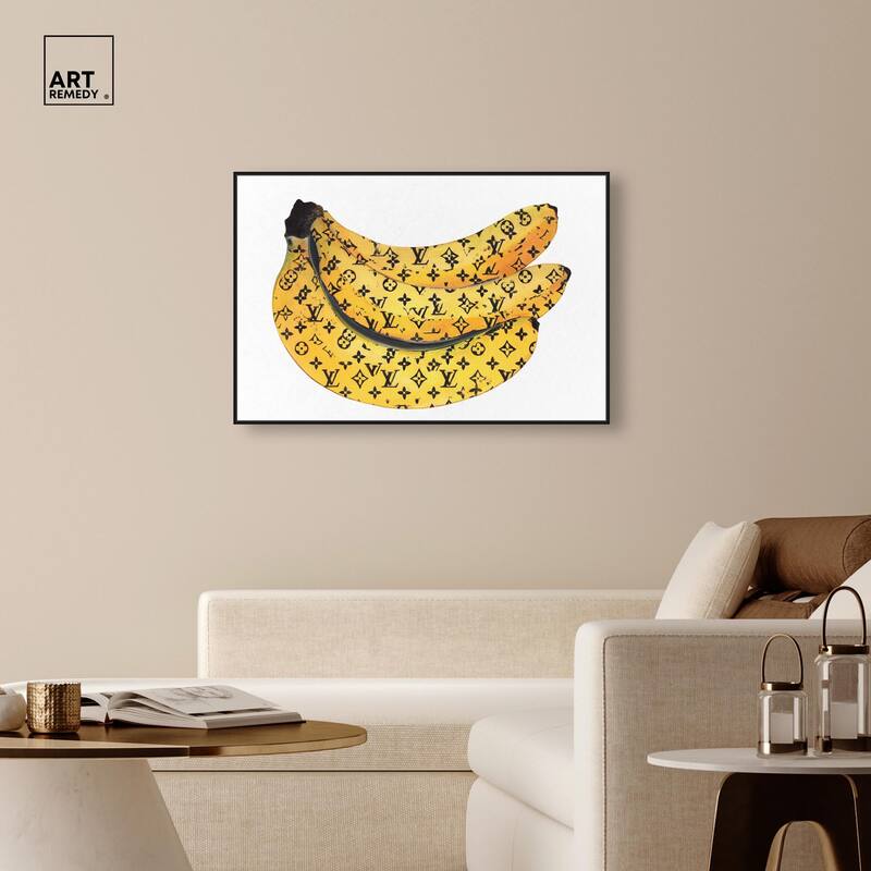 Fashion Bananas Canvas by Art Remedy