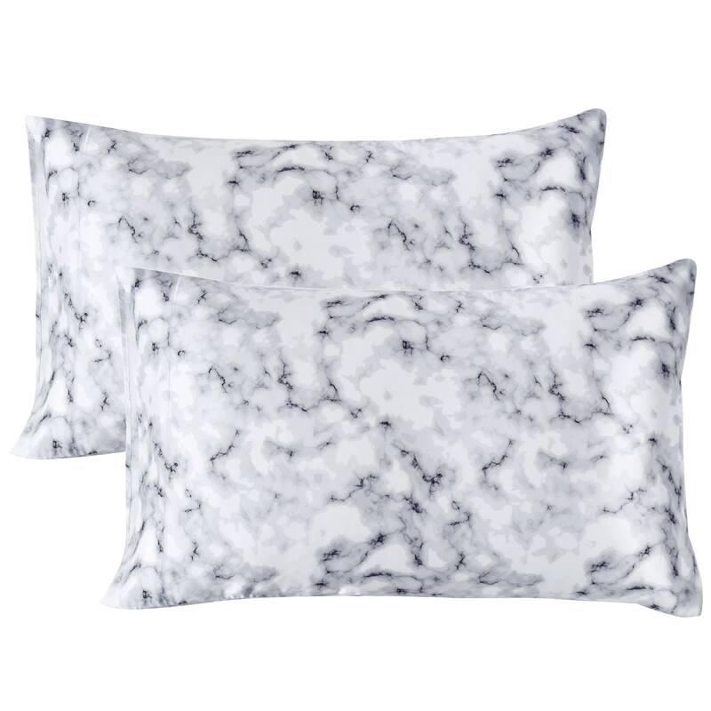mend Satin Beauty Pillowcase - Set of 2 - Marble - King
