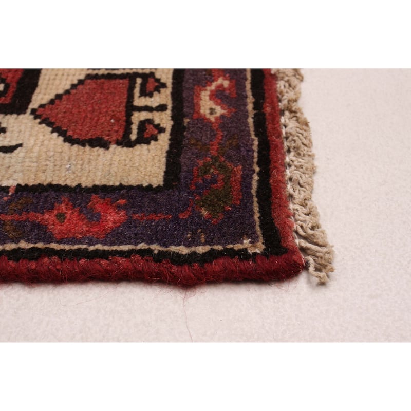ECARPETGALLERY Hand-knotted Anadol Red Wool Rug - 3'7 x 6'2