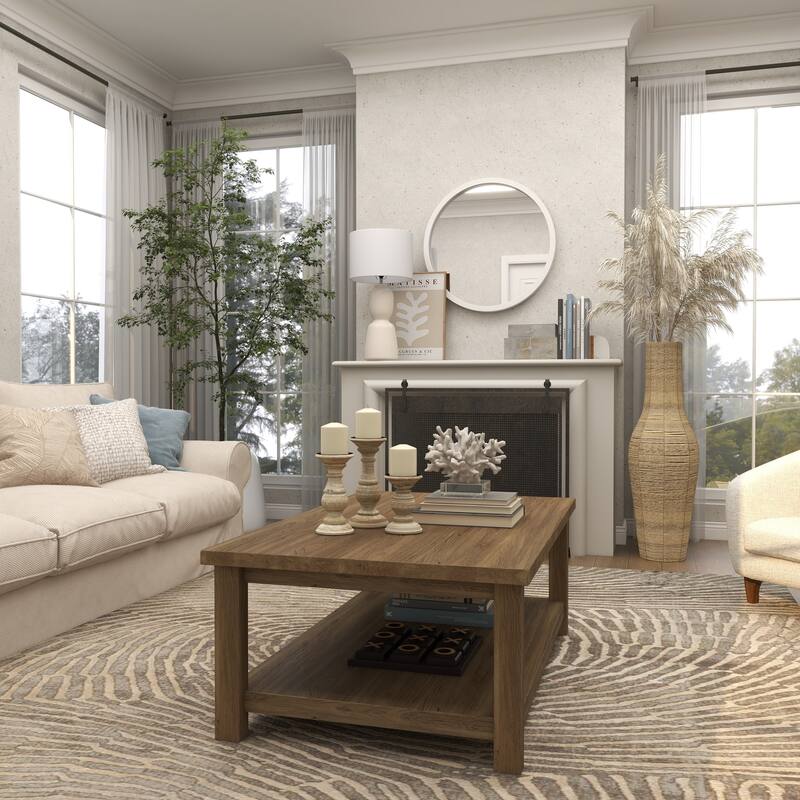 Black, White or Gold Wooden Room Wall Mirror with Thin Frame