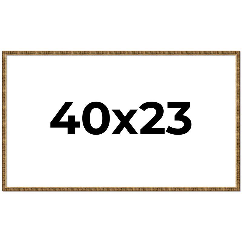 40x23 Frame Gold Picture Frame - Complete Modern Photo Frame Includes