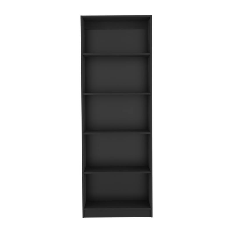 Bookcase 4-Shelves Benzoni, Office, White,High quality and durable - Black