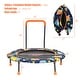 preview thumbnail 9 of 10, 36''Convertible Swing & Trampoline Set Toddler Kids Fitness Rebounder
