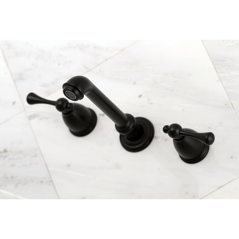 Kingston Brass English Country 3-Hole Wall Mount Roman Tub Faucet