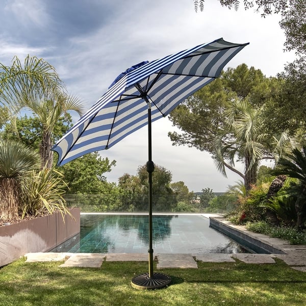 9 ft tropishade commercial patio umbrella Bronze Aluminum with Beige Polyester Cover (Base not included) : Patio Umbrellas : Patio, Lawn & Garden A sleek crank tilt adjusts with just a twist on this 9 Tropishade 9' Wood Market Umbrella