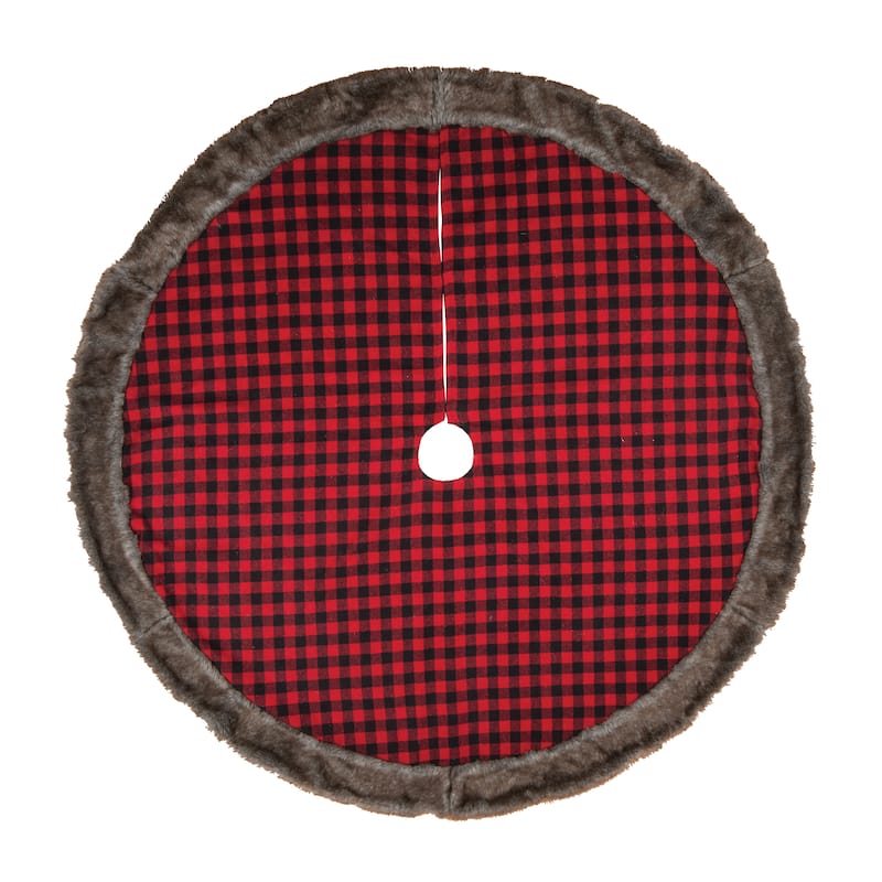Buffalo Check Tree Skirt
