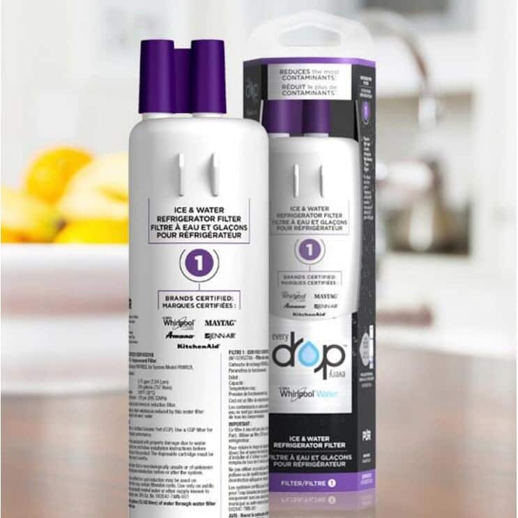 2 Pack Everydrop by Whirlpool Ice and Water Refrigerator Filter 1