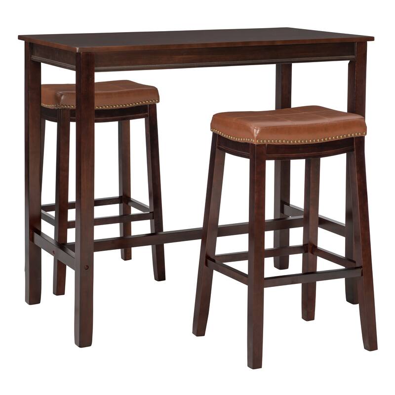 Linon Bridgeport 3-Piece Bar Dining Set
