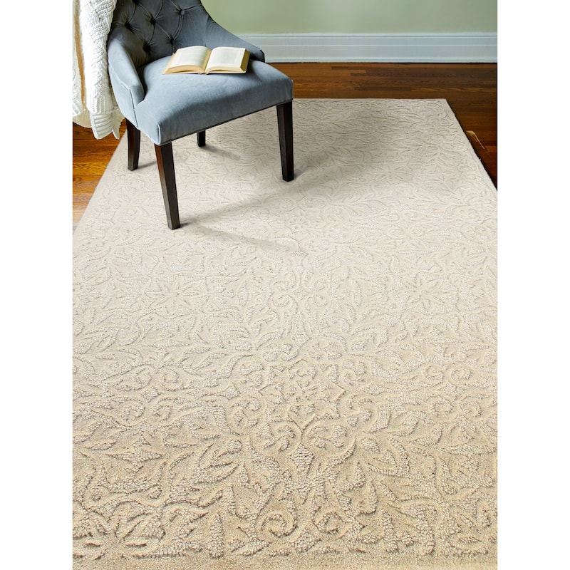 Bashian Providence Hand Tufted Contemporary Area - 3'6" x 5'6" /Surplus - Green