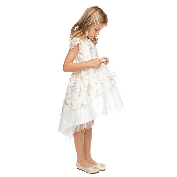 white lace easter dress