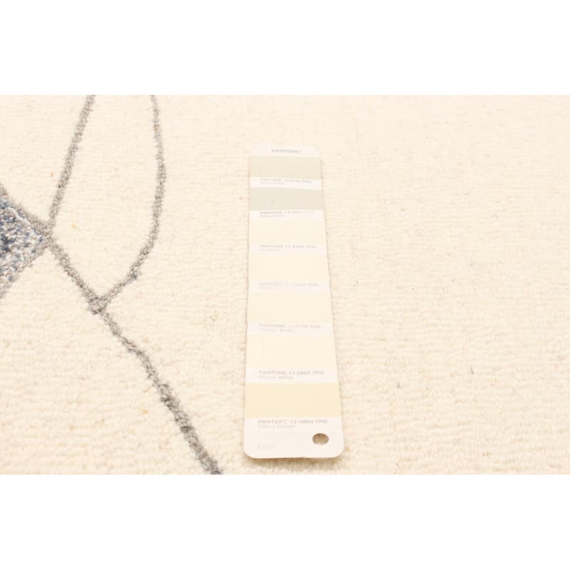 ECARPETGALLERY Hand Tufted Timeless Cream Wool Rug - 5'0 x 8'0