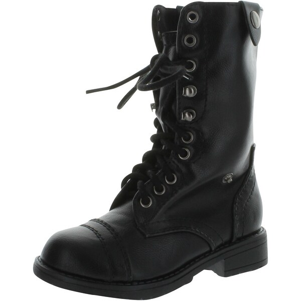 SODA Oralee Girls Combat Boots