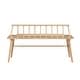 preview thumbnail 19 of 20, Middlebrook Solid Wood Low-Back Spindle Entry Bench
