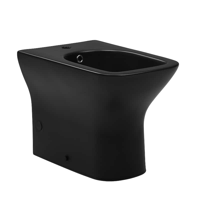 Charme Bidet In Matte Black - 21.65" x 14.2" 16.15"