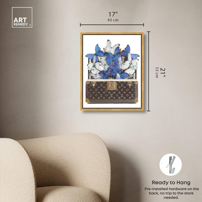 Luxurious Butterflies Canvas by Art Remedy