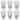 Abode Homewares Diamond Cut Acrylic Drinking Glass - 23 oz - Set of 6