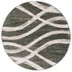 preview thumbnail 42 of 171, SAFAVIEH Adirondack Lelia Modern Abstract Distressed Rug 6' Round - Dark Green/Ivory - Round