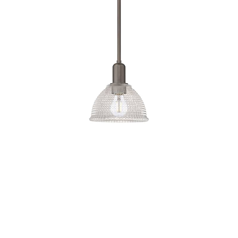 Innovations Lighting 716-1S-9-8 Arietta Pendant Arietta 8" Wide Mini - Oil Rubbed Bronze / Clear