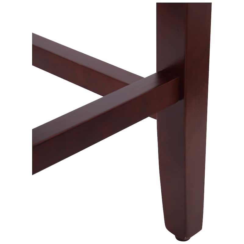 Jameson Upholstered Polyester Cherry 24 Inch Counter Stool (Set Of 2)