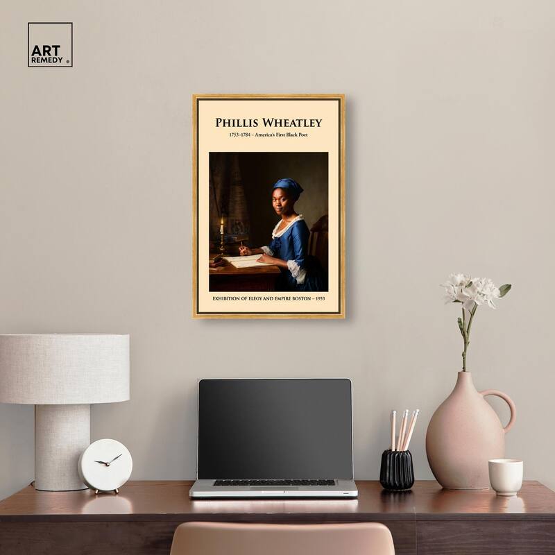 America's First Black Poet Canvas by Art Remedy