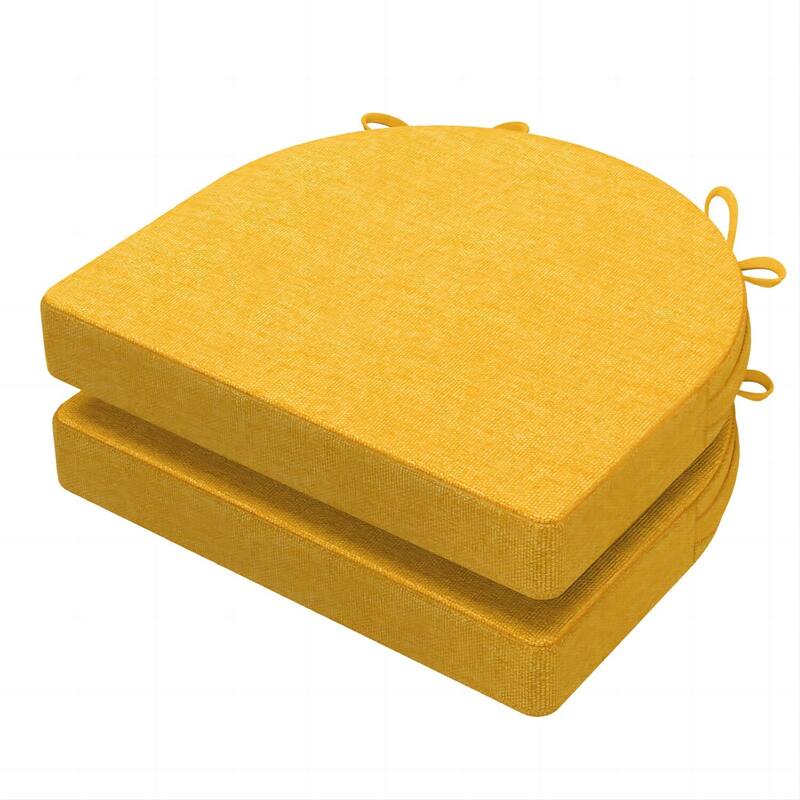 AAAAAcessories 17 in. X 16 in.Indoor Strap Non-slip Chair Cushion for Multi-scenario Setups (2 Pack) - N/A