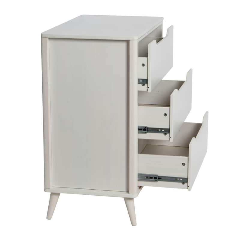 Yume Solid Wood Dresser Chest of 3 Drawers