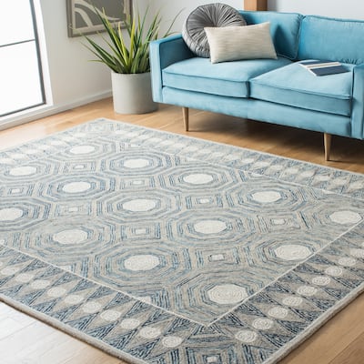 SAFAVIEH Handmade Micro-Loop Anatoliya Modern Wool Rug