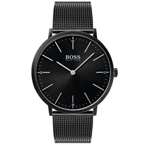 Hugo Boss Men's Black dial Watch - One Size