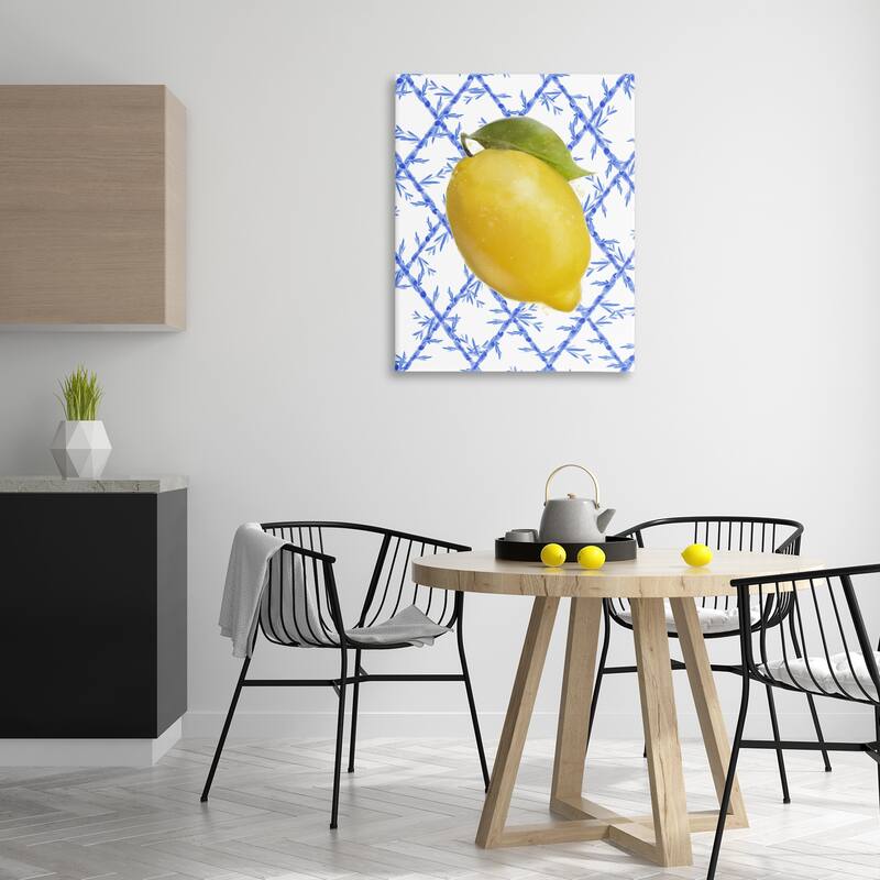 Stupell Lemon Over Bamboo Vines Canvas Wall Art Design By Matthew Piotrowicz